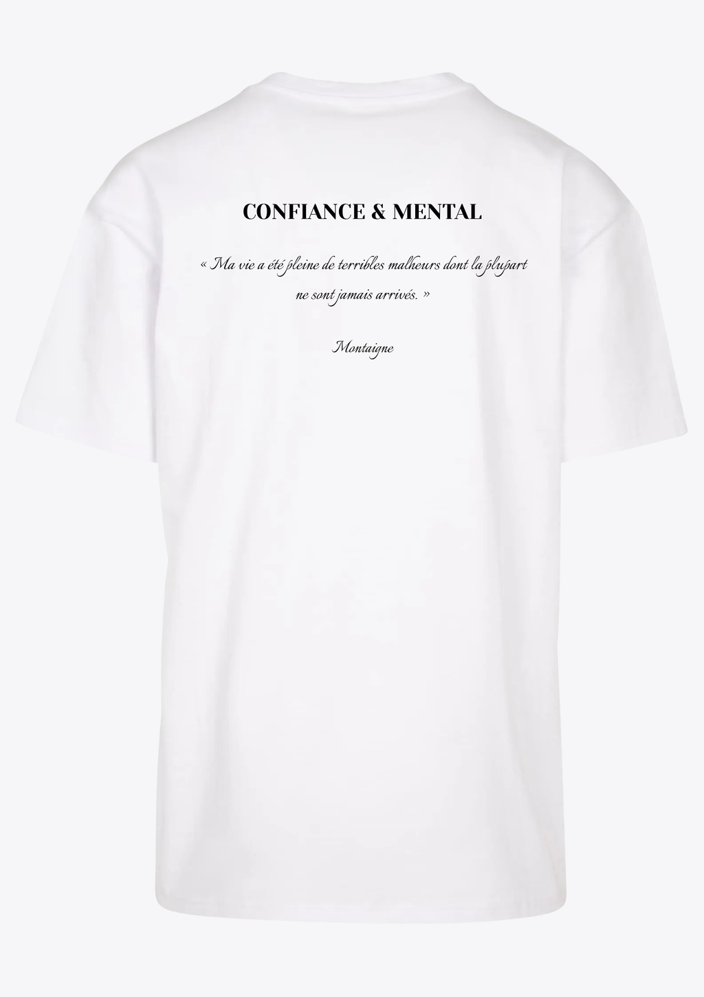 LUIMAIME - T-SHIRT OVERSIZE "CONFIANCE & MENTAL"