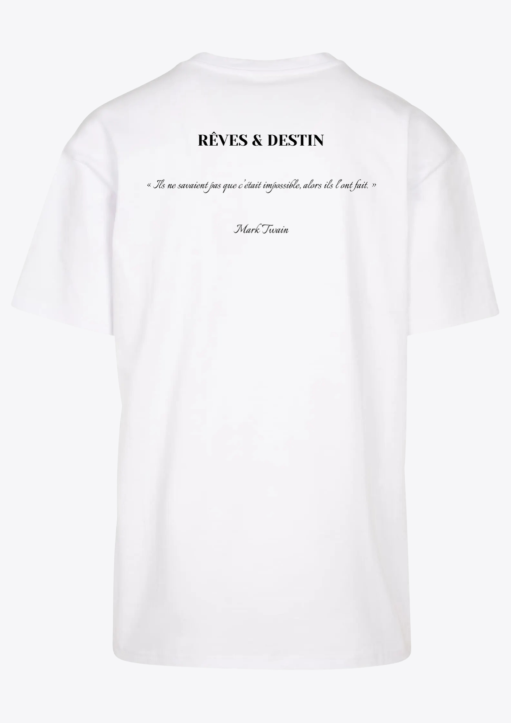 LUIMAIME - T-SHIRT OVERSIZE "FORCE & COURAGE"