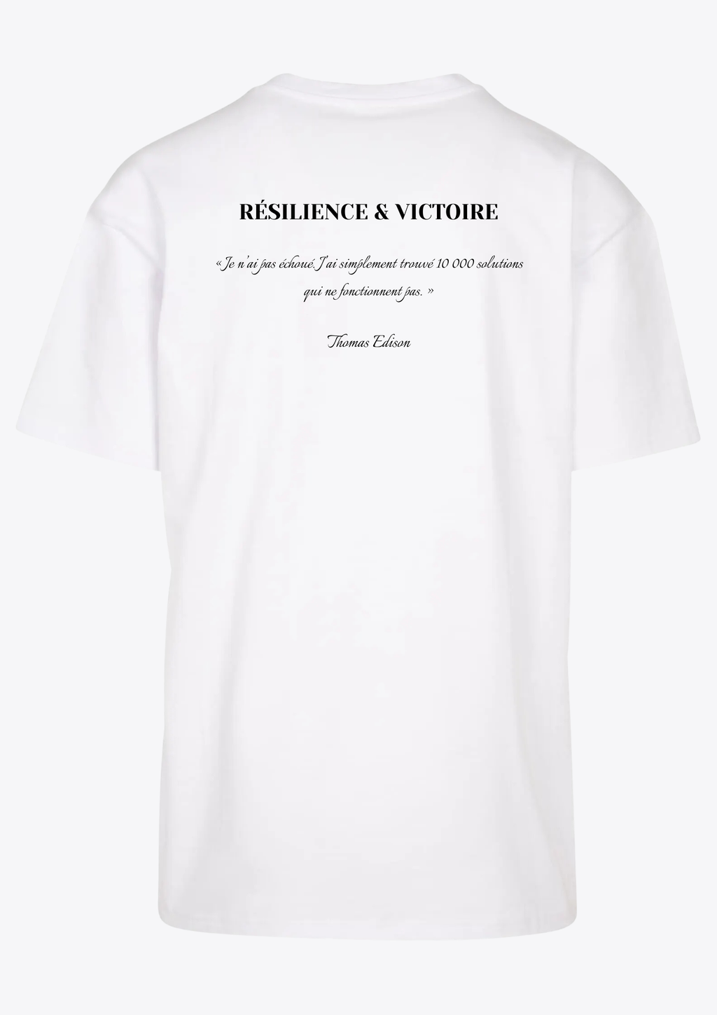 LUIMAIME - T-SHIRT OVERSIZE "RÉSILIENCE & VICTOIRE"