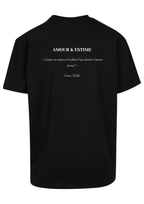 LUIMAIME - T-SHIRT OVERSIZE "AMOUR & ESTIME"