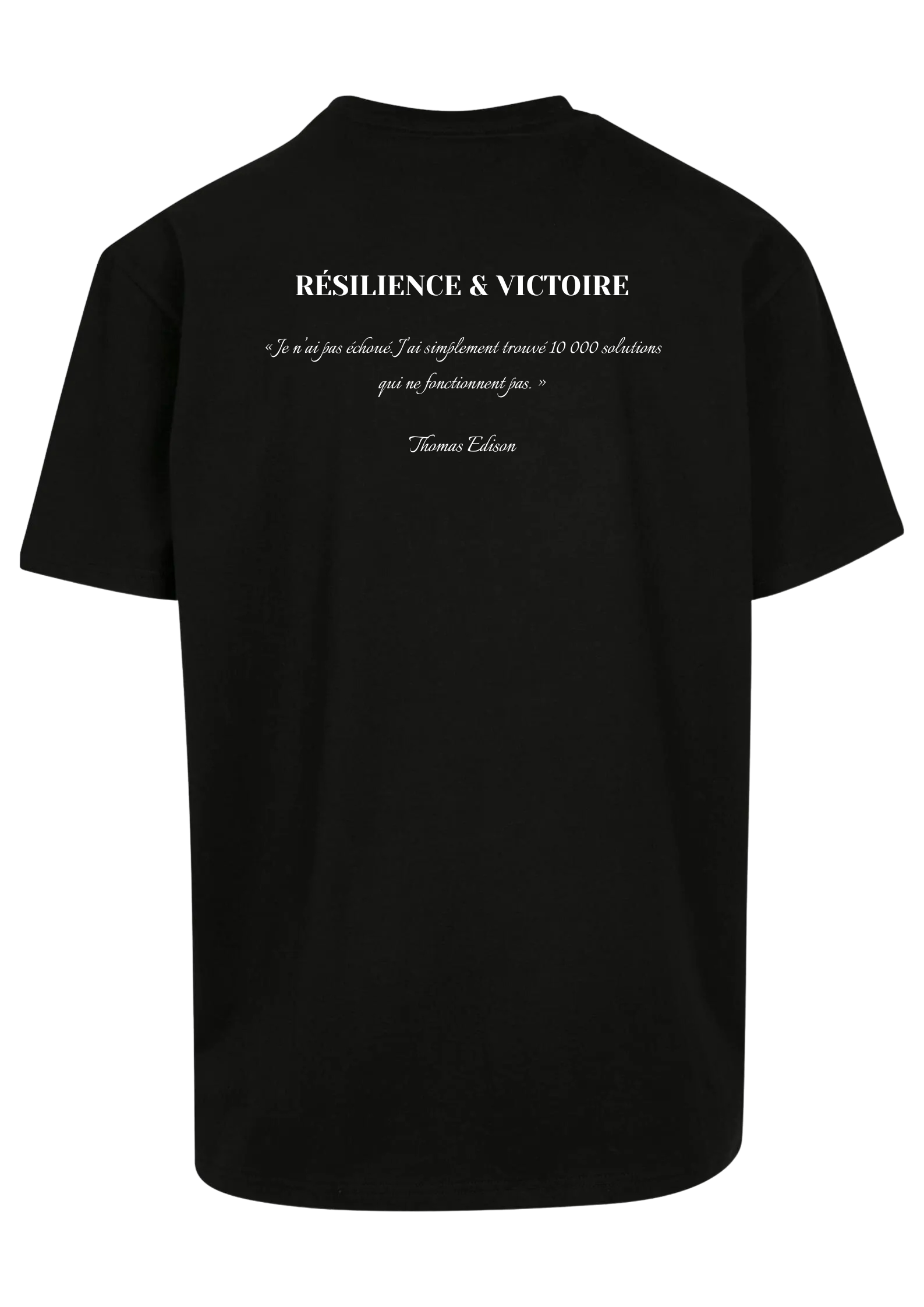LUIMAIME - T-SHIRT OVERSIZE "RÉSILIENCE & VICTOIRE"